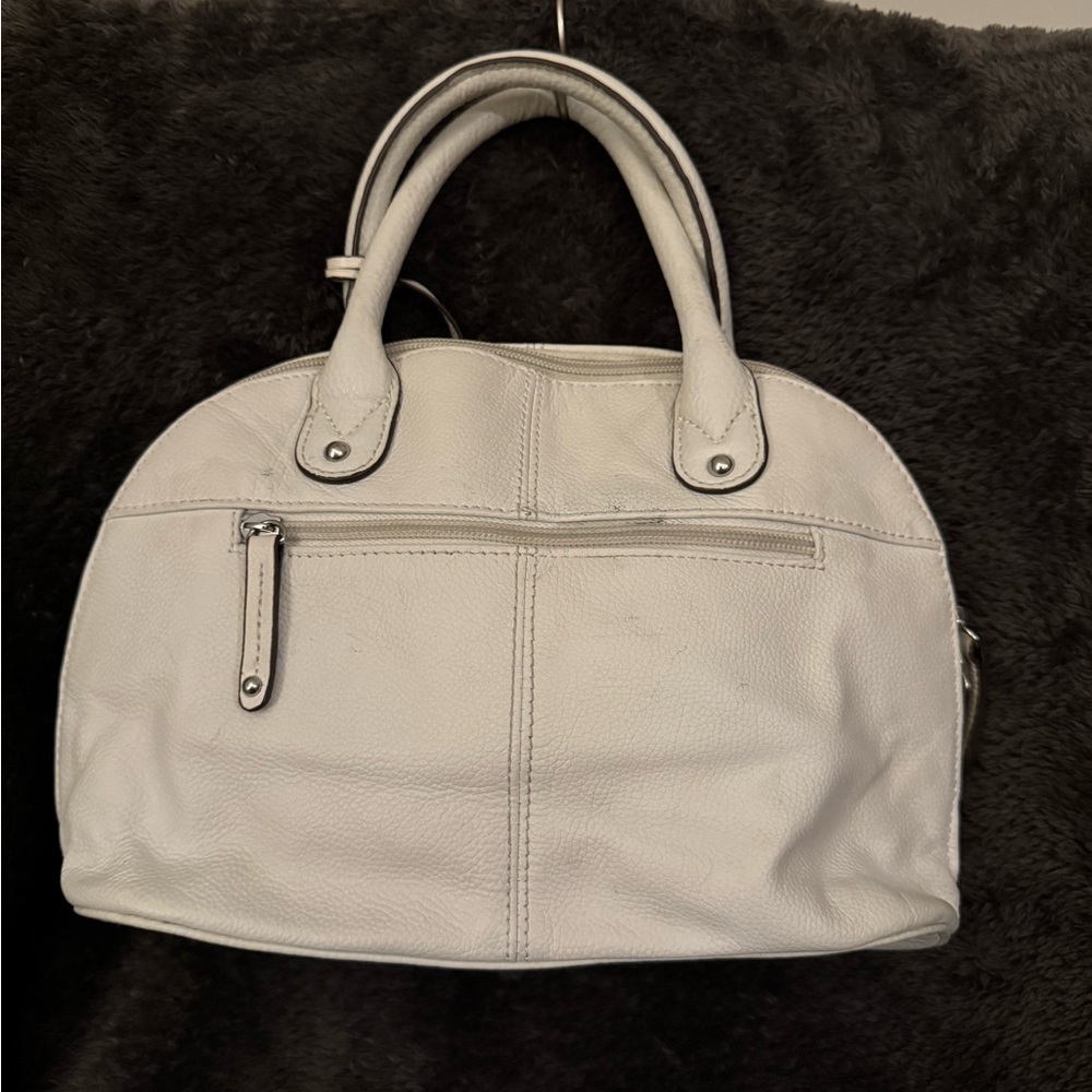 Tignanello White Satchel Bag